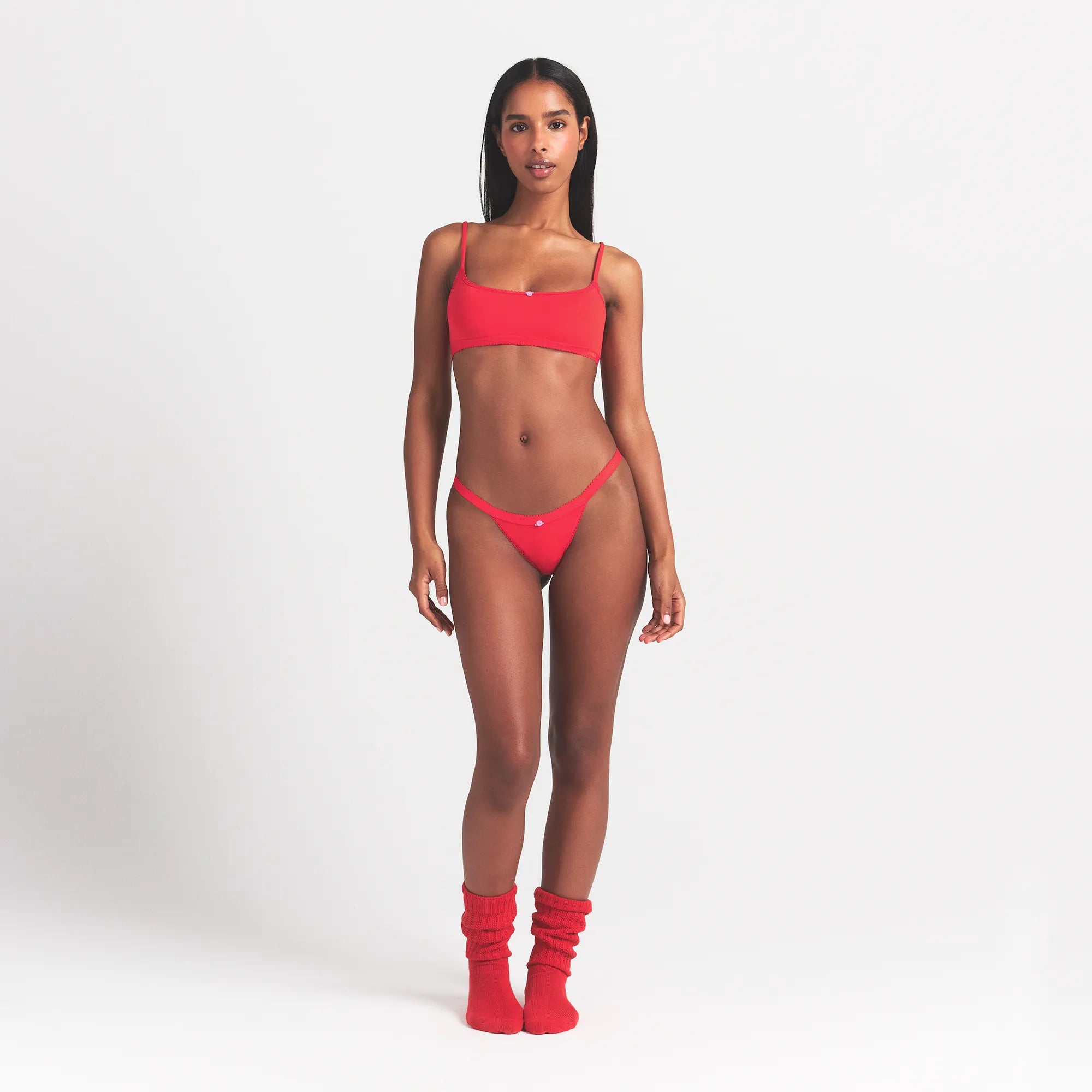 Logo Picot Scoop Bralette