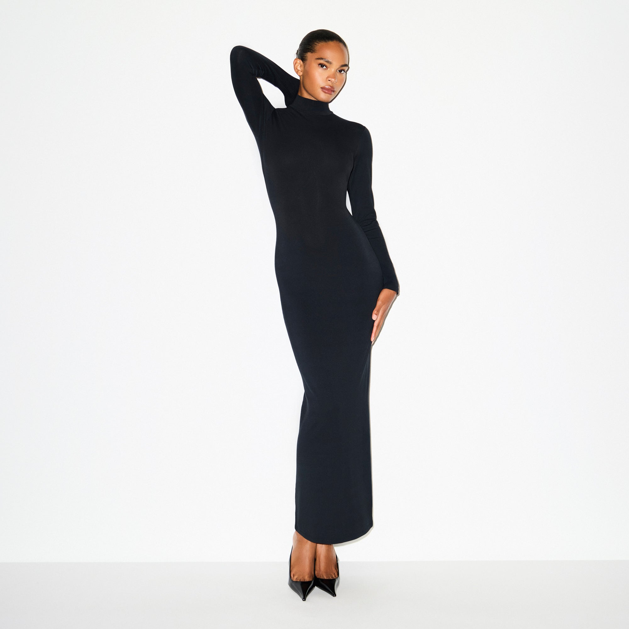 Turtleneck Long Dress
