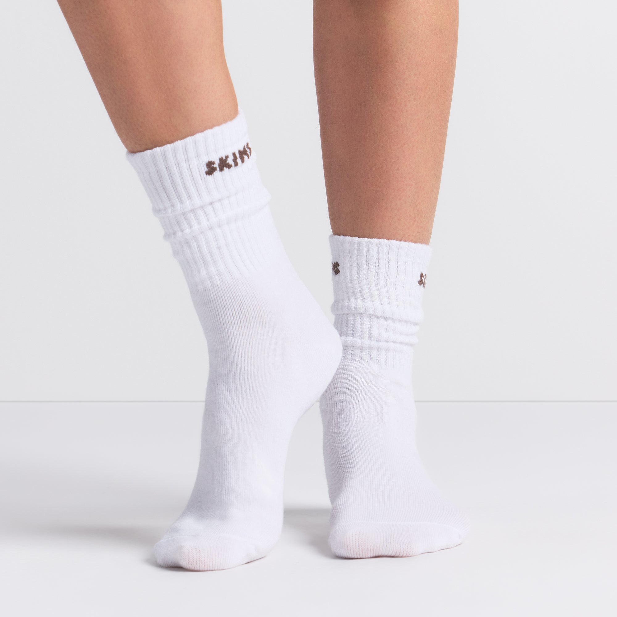 Ribbed Crew Logo Sock 3-Pack